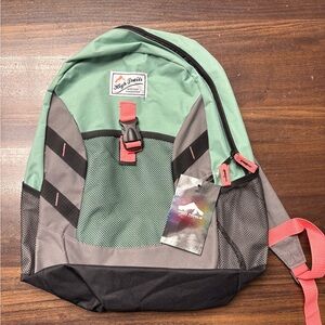 Green and Gray Men's Backpack